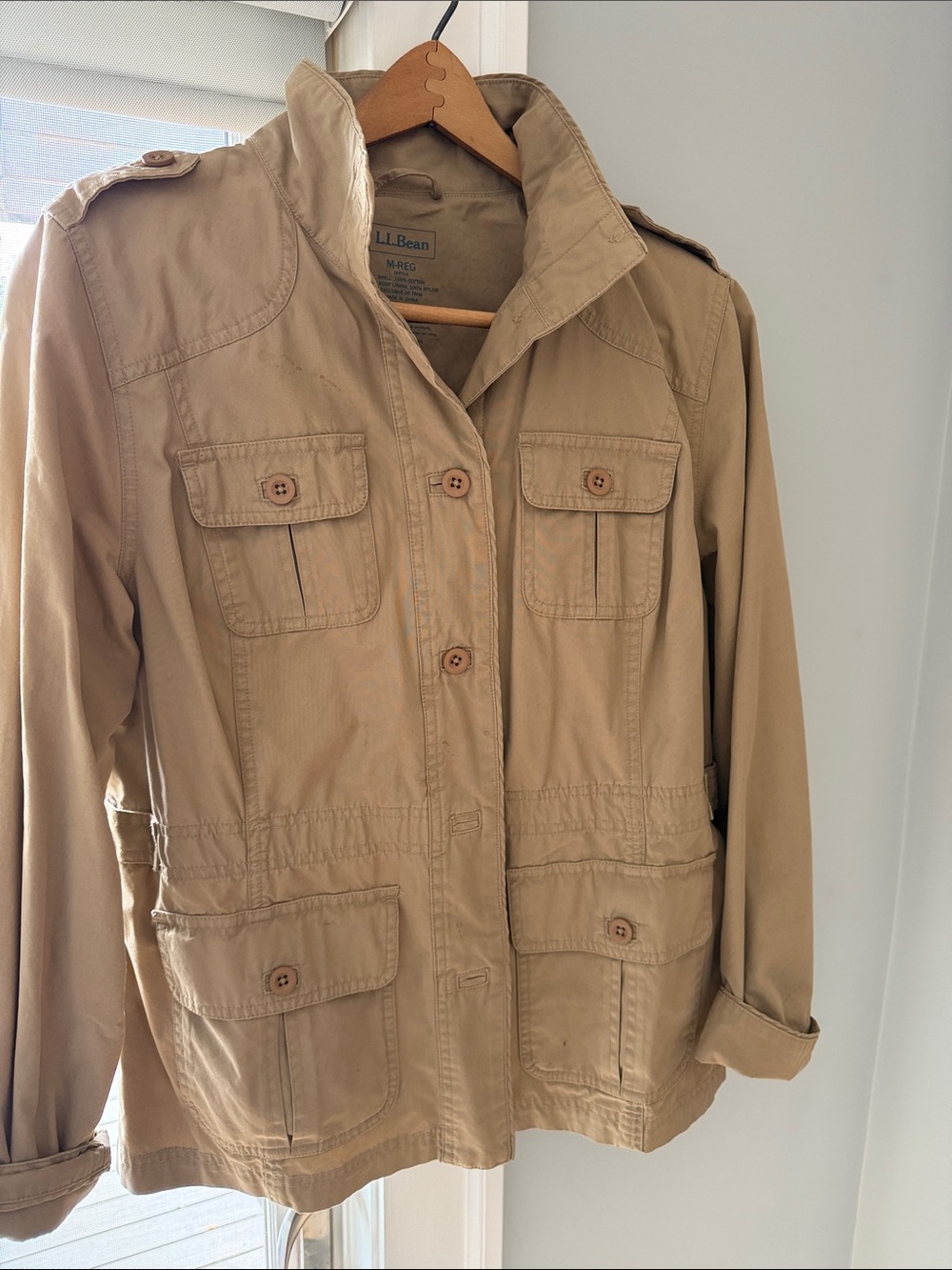L.L. Bean Women's Tan Utility Field Jacket